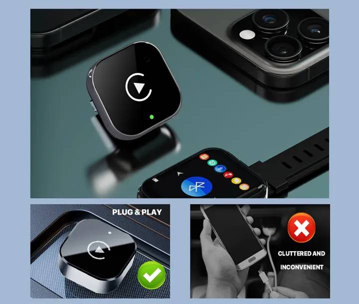 Bežični Auto Adapter (Android/iOS) - CarPlay
