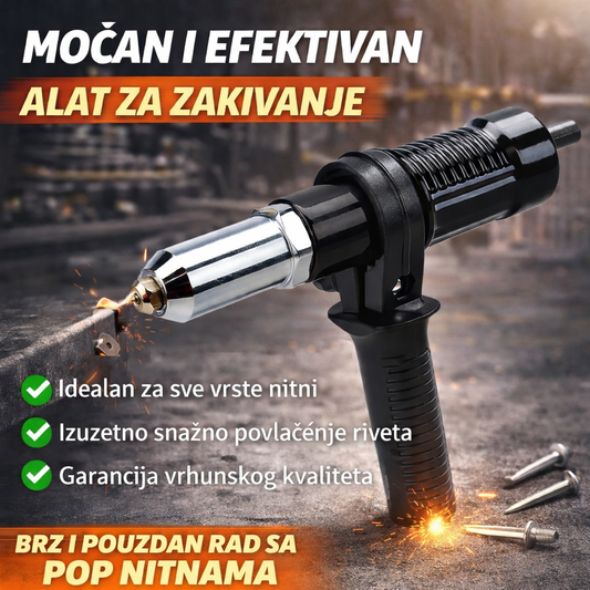 Adapter za AKU bušilicu za postavljanje pop-nitni